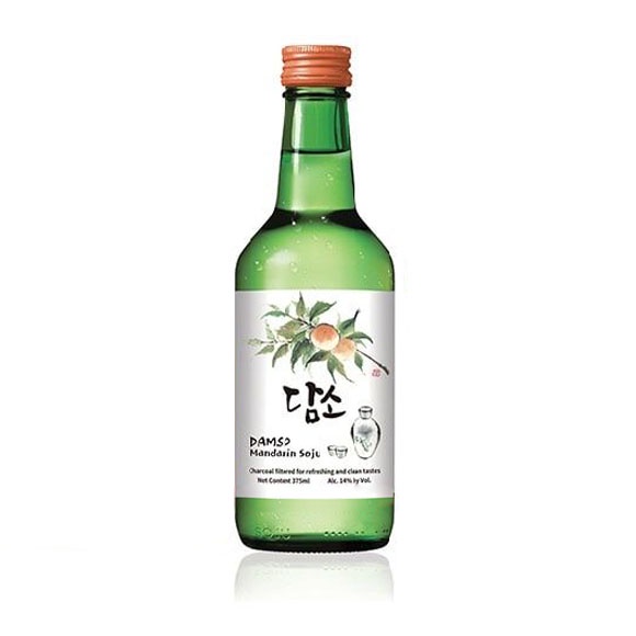 Soju Nhập khẩu Hàn Quốc DAMSO Chai 360ml đủ 7 vị