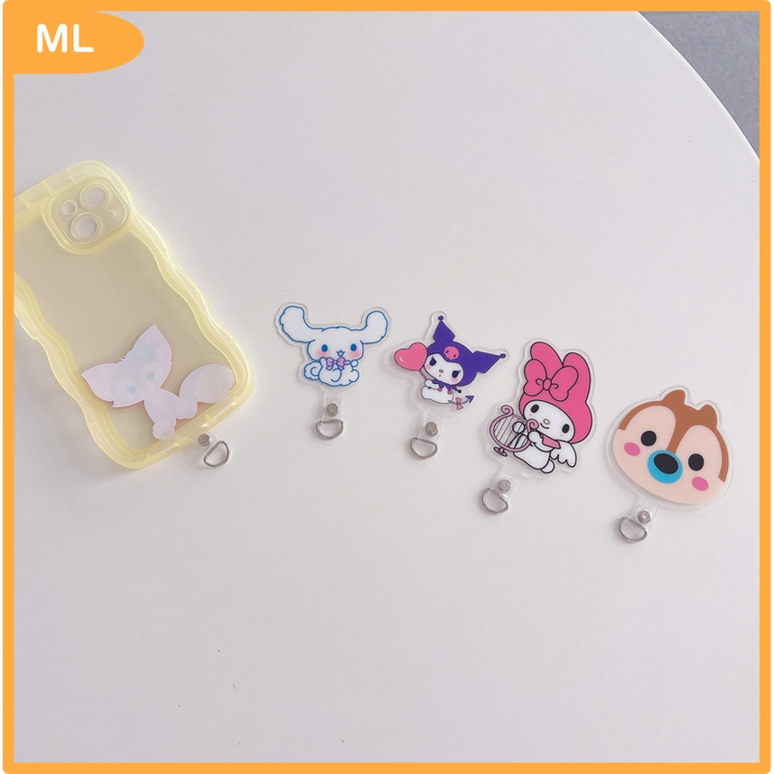 Dây Đeo Cho ĐiệN ThoạI Di ĐộNg Trong SuốT Có KhóA CàI HọA TiếT HoạT HìNh 32 Phong CáCh