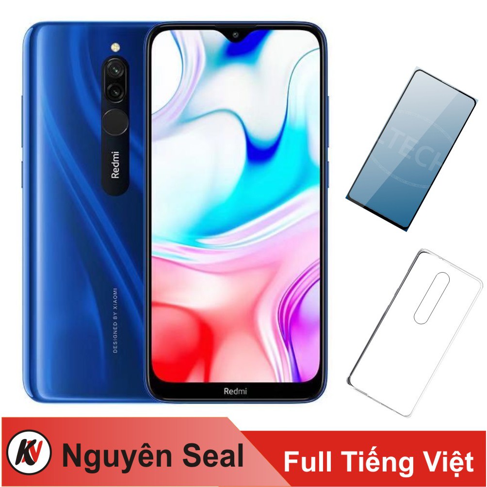 Điện thoại Xiaomi Redmi 8 32GB Ram 3GB - Nhập khẩu + Cường lực + Ốp lưng | BigBuy360 - bigbuy360.vn
