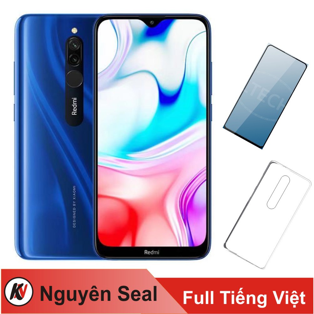 Điện thoại Xiaomi Redmi 8 32GB Ram 3GB - Nhập khẩu + Cường lực + Ốp lưng | WebRaoVat - webraovat.net.vn