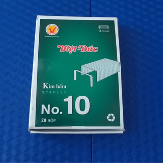 KIM BẤM SỐ 10 VIỆT ĐỨC (LỐC 20 HỘP NHỎ)