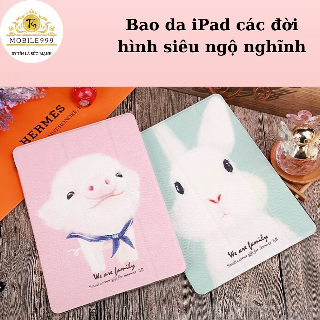 Bao da ipad Silicon hình Thỏ và Heo siêu kute ốp ipad gen 6/5/10.2 gen 7/8/Pro 10.5/Air 3...MOBILE999 | WebRaoVat - webraovat.net.vn