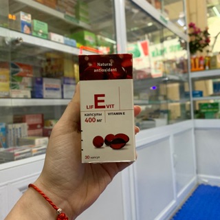 Vitamin E đỏ 400mg Nga