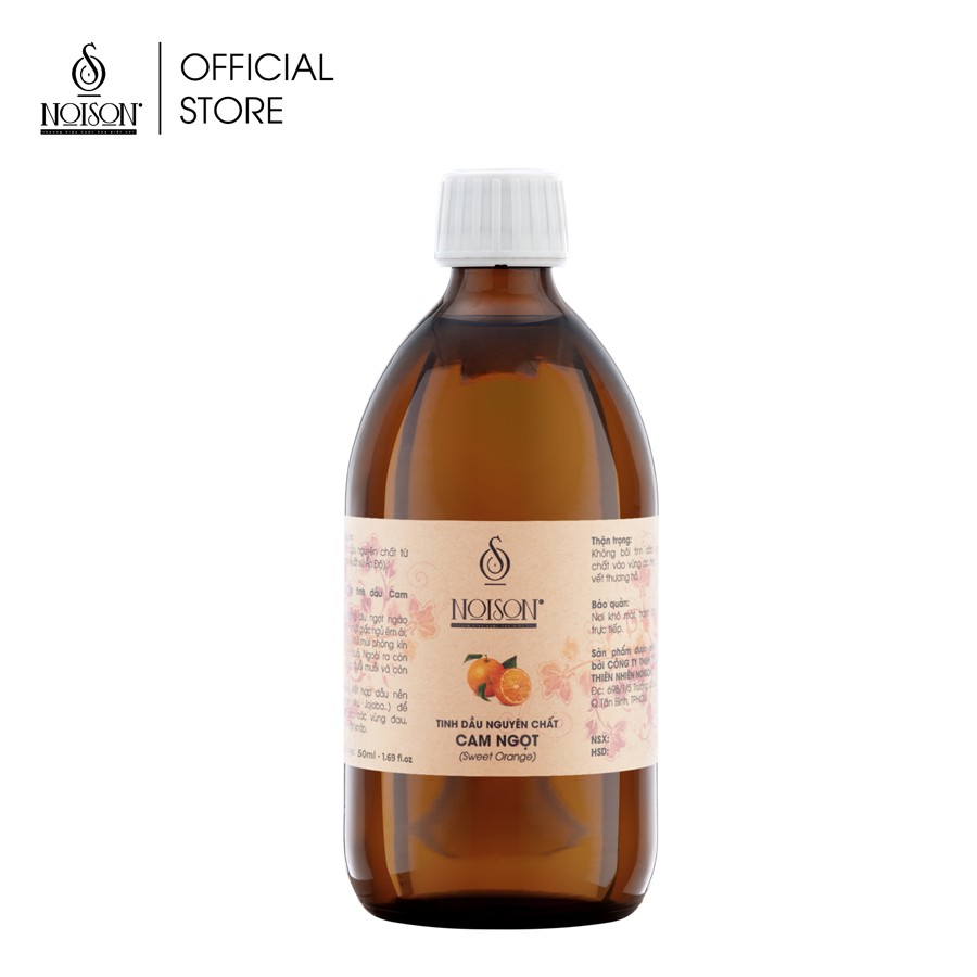 Tinh dầu Cam ngọt Noison bình 500ml | Sweet Orange Essential Oil | Nhập khẩu Ấn Độ |