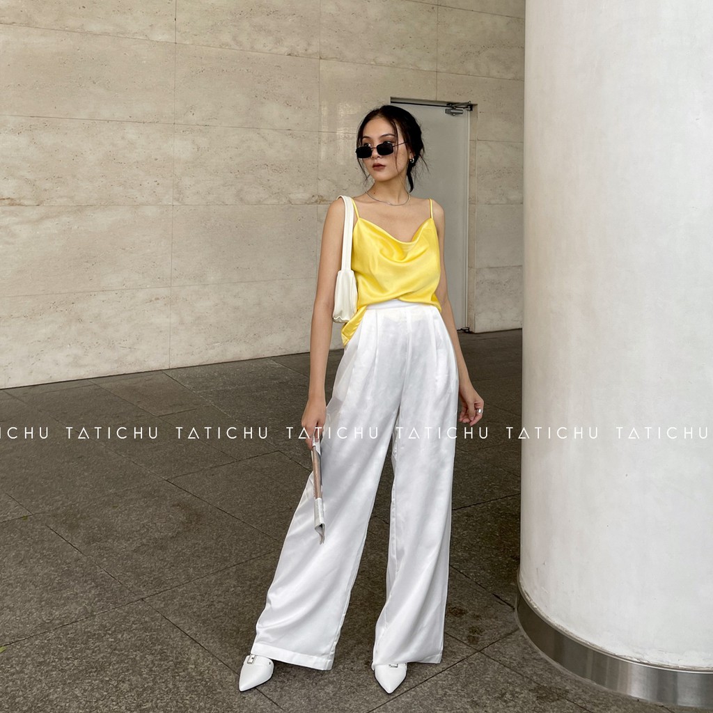 SILK TROUSER -  Quần lụa ống rộng