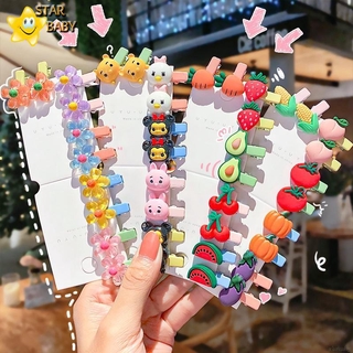 Set 10 kẹp tóc thiết kế xinh xắn thời trang cho bé gái