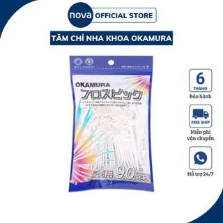 Tăm chỉ nha khoa okamura 50p 90p