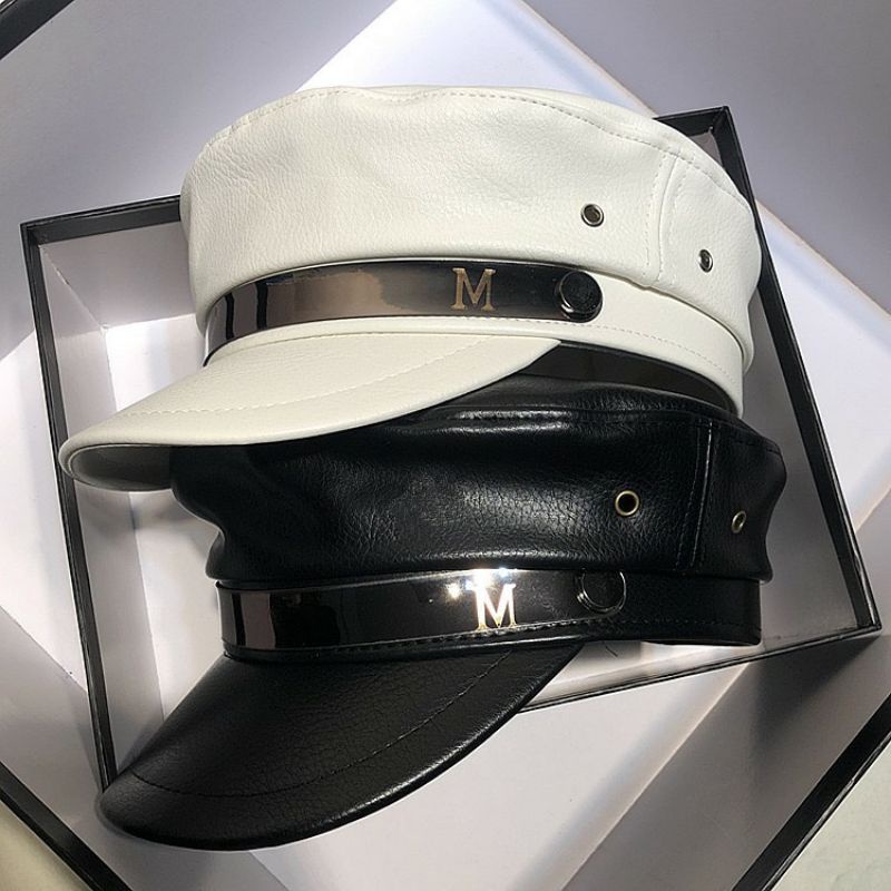 Nón Da Thuỷ Thủ - Mũ Nồi - Mũ Baret - Mũ Baker Boy Thuỷ Thủ Thuyền Trưởng Mũ chữ M