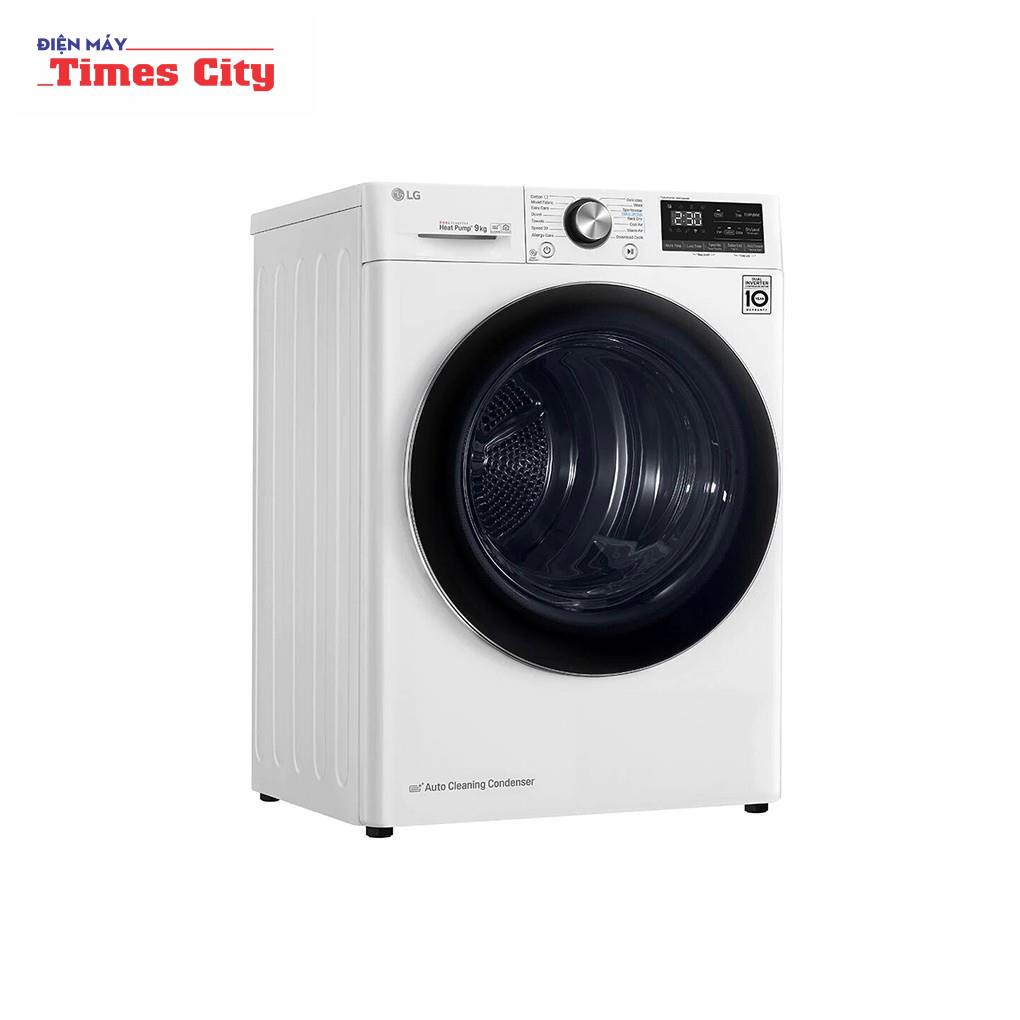 Máy sấy bơm nhiệt LG 9 Kg DVHP09W