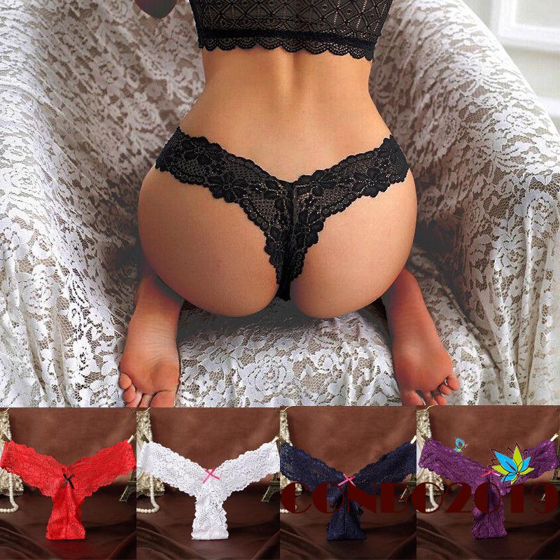 Quần Lót Ren Lọt Khe Gợi Cảm Cho Nữ
