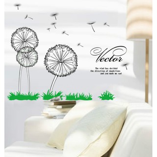 Decal trang trí Hoa Bồ Công Anh Vector