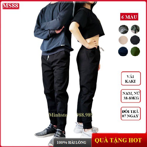 [ GIÁ SỐC] Quần Jogger Kaki Rằn Ri - Quần Jogger Nam  NữChất liệu vải  mềm mịn, dày dặn, mặc cực thoải mái - Minhstore88