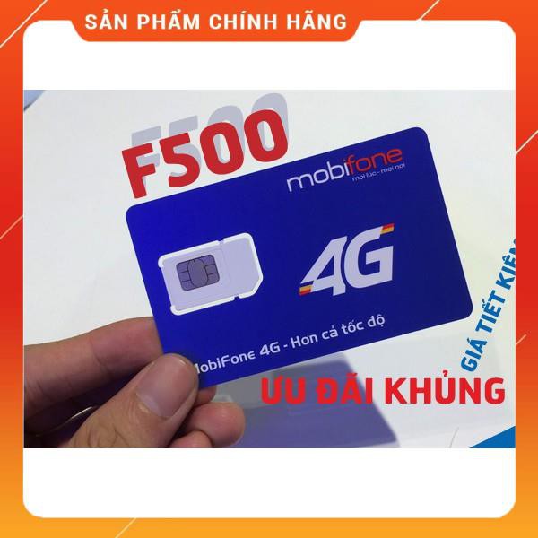 Sim Mobifone dùng 1 năm miễn phí 4GB/tháng MDT250/F500/F500N
