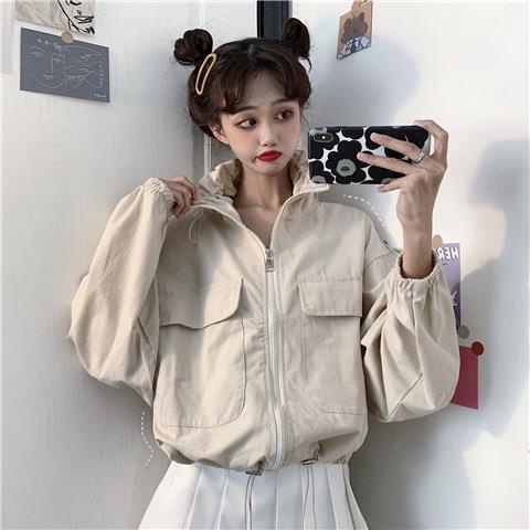 Áo Khoác Vest Tay Dài Dáng Rộng Phong Cách Chic Hồng Kông Cá Tính Cho Nữ