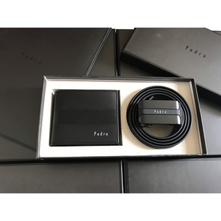 Set ví dây nịt Perdro XUẤT XỊN full box và túi giấy ( Có Hộp)