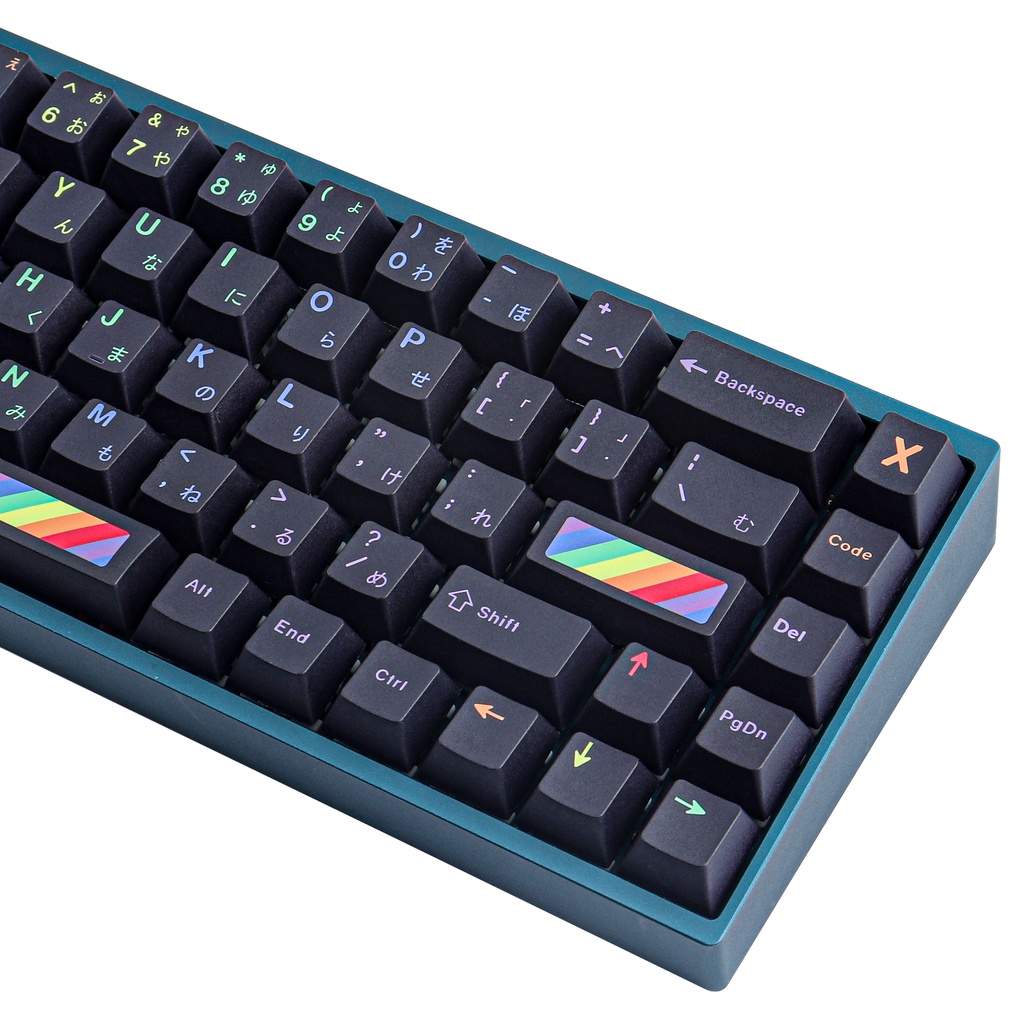 GMK Rainbow keycaps, 133 phím PBT keycaps cherry Profile DYE-SUB Cá nhân hóa GMK Keycaps cho bàn phím cơ