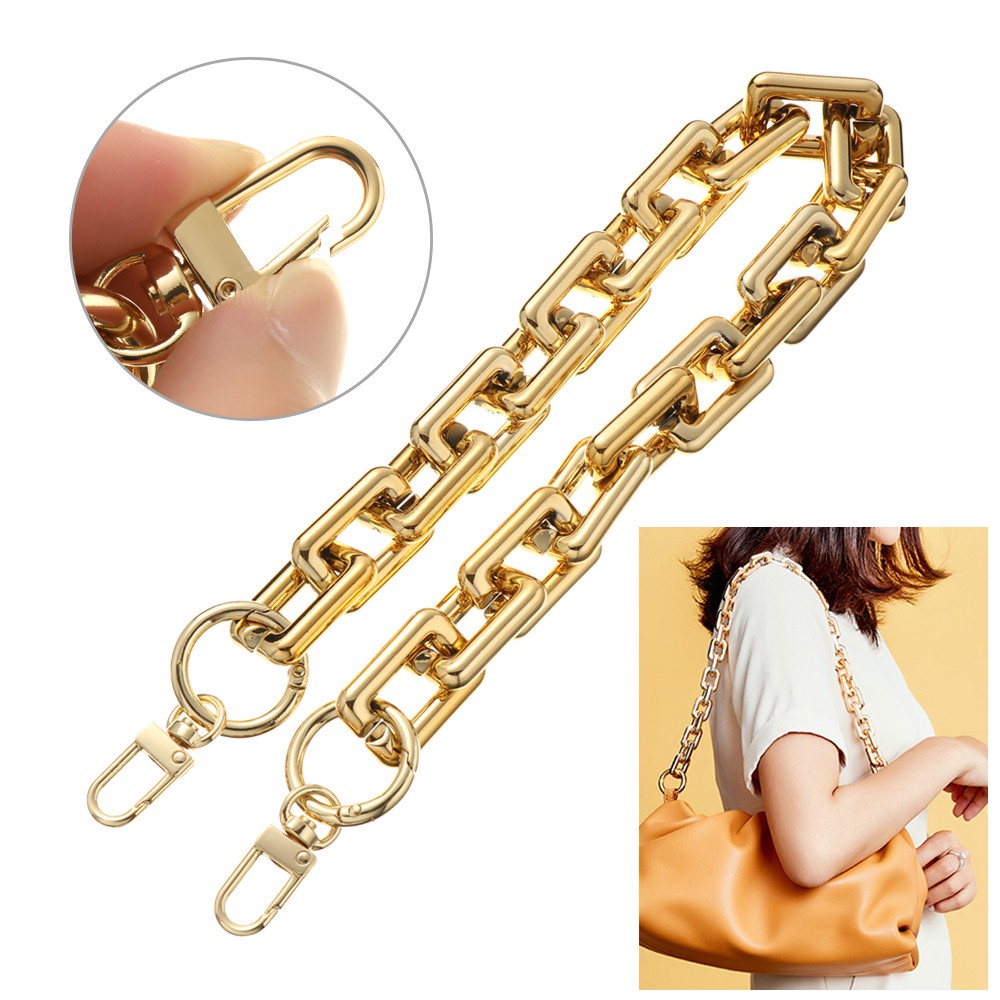 Dây Xích Kim Loại Lấp Lánh Thay Thế Cho Túi Đeo Vai/Túi Xách