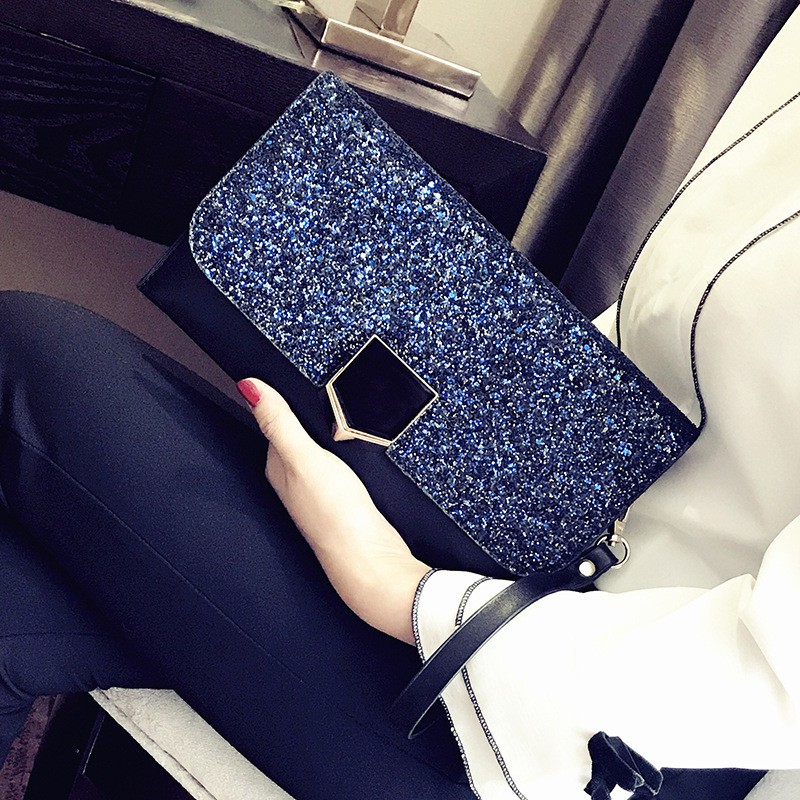 Túi Clutch Cầm Tay Nữ Kim Tuyến Óng Ánh Đẹp Kiểu Dáng Sang Trọng Thích Hợp Cho Đi Chơi Và Dự Tiệc | BigBuy360 - bigbuy360.vn