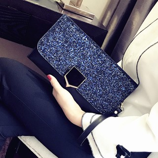 Túi Clutch Cầm Tay Nữ Kim Tuyến Óng Ánh Đẹp Kiểu Dáng Sang Trọng Thích Hợp Cho Đi Chơi Và Dự Tiệc