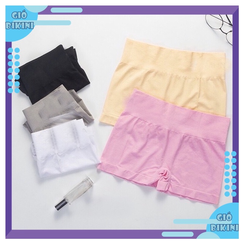 Quần lót nữ cotton mặc váy VNXK nâng mông nhiều màu. Quần đùi mặc váy freesize đến 55kg