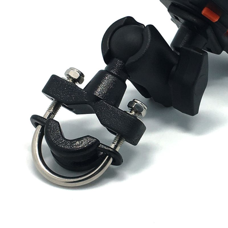 neva* U-Bolt Motorcycle Handlebar Bike Rail Rod Mount Base 1 Inch Ball for Gopro Camera Smartphone