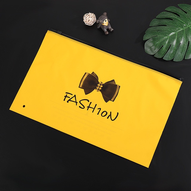 TÚI ZIP KÉO KHÓA ĐỂ ĐỒ CHỐNG BỤI ĐI DU LỊCH CHỐNG NƯỚC MÀU VÀNG NỔI BẬT SIÊU XINH VÀ TIỆN DỤNG