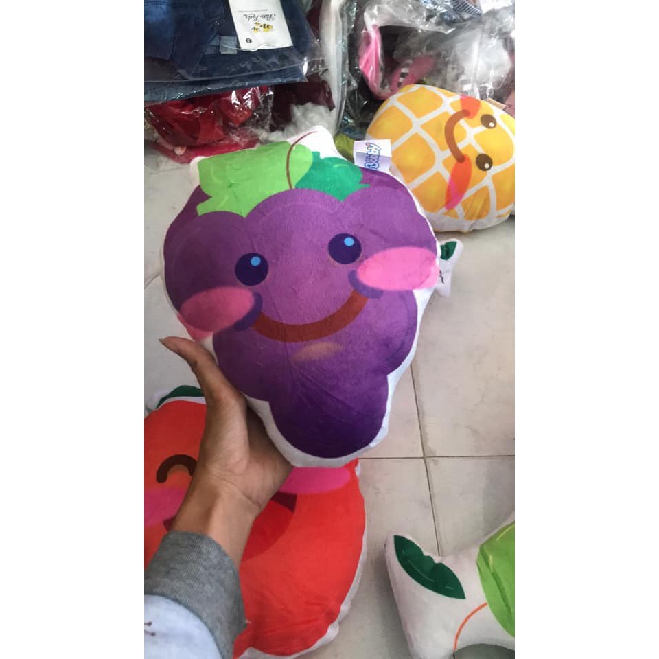 Gối mặt cười rất mềm ,mịn an toàn cho trẻ con ah