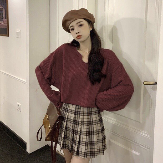 Áo thun dài tay nam nữ vải tổ ong khoét cổ form oversize Cheapy đen trắng hàn quốc basic mùa thu đông local brand C544 | BigBuy360 - bigbuy360.vn