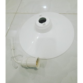 Chao - chóa đèn nhựa Nival, có móc treo + Đuôi đèn chống nước