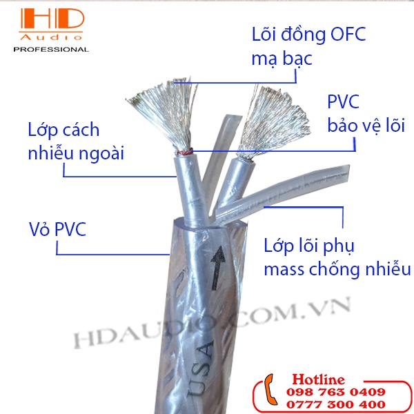 Dây Loa B ạc LITON Mỹ - Hàng Chính Hãng