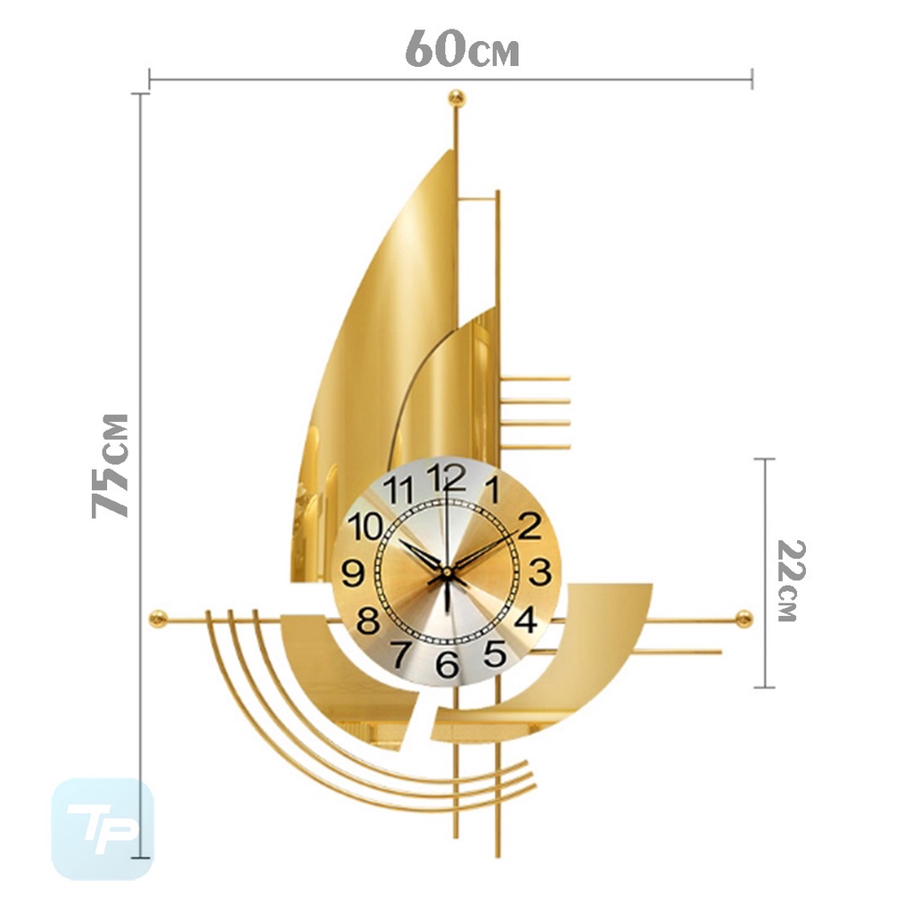 Đồng Hồ Treo Tường Thuyền Buồm 21