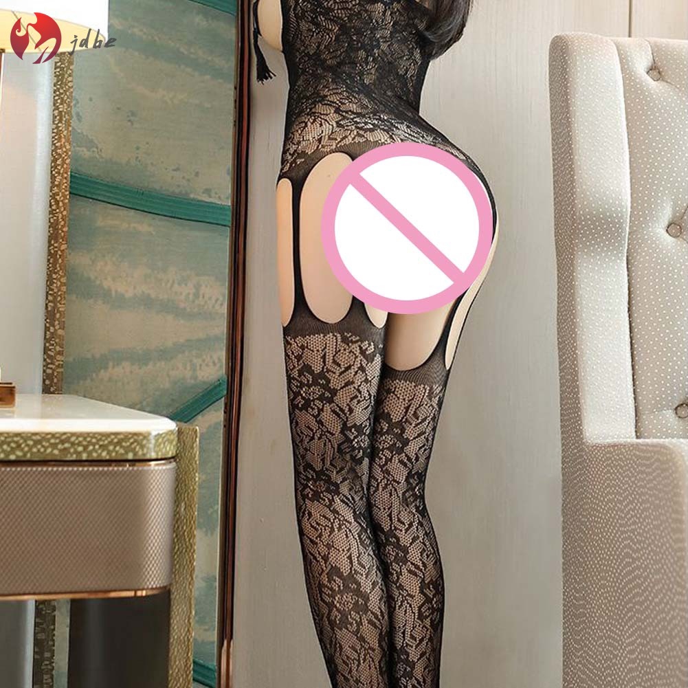 ✿JDBE✿ Women Sexy Lingerie Open Crotch Fishnet Hollow Body Stockings Bodysuit Underwear Erotic Lingerie Nightwear Sex Pr | BigBuy360 - bigbuy360.vn