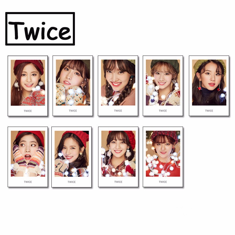 Set 9 Tấm Ảnh Lomo Nhóm Nhạc Twice