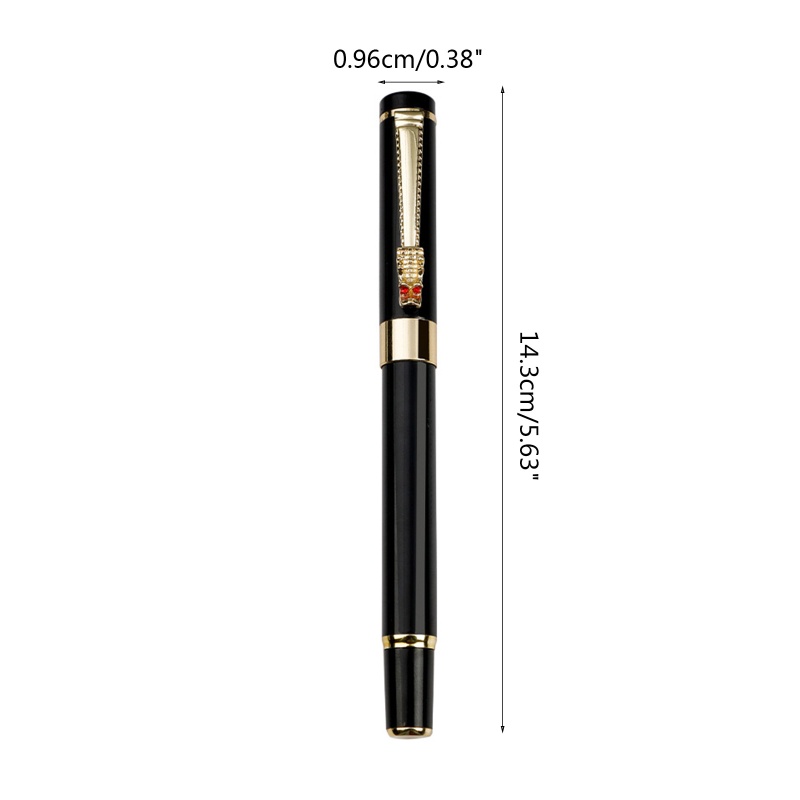 Bút Bi Kim Loại Ngòi 0.5mm Có Thể Bơm Lại Tiện Dụng Cho Văn Phòng