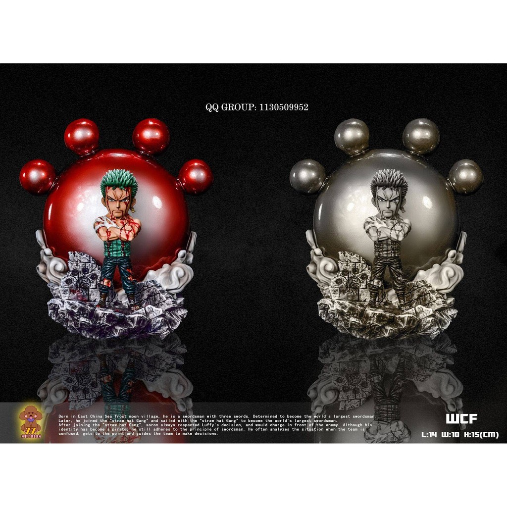 Mô hình Resin Onepiece chính hãng - Rononoa Zoro - ZZ Studio