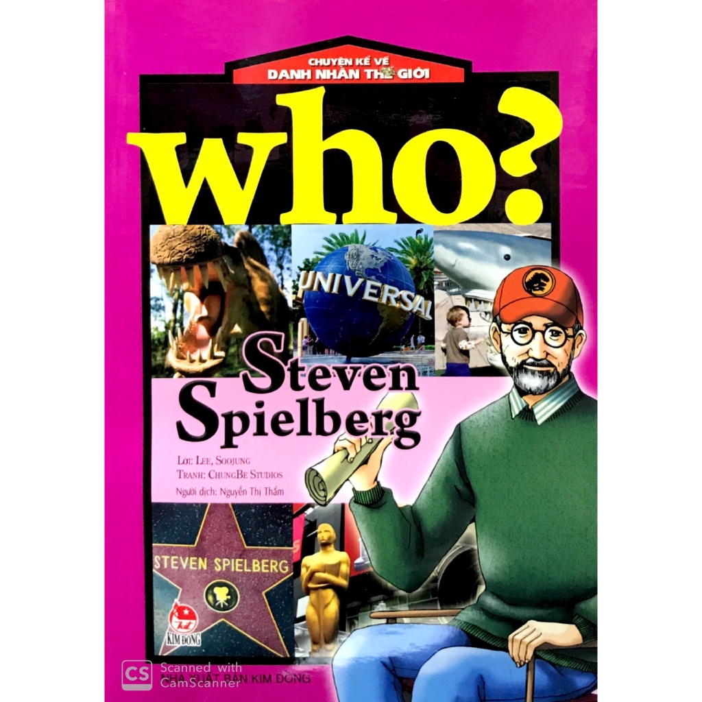 Sách - Who? Chuyện Kể Về Danh Nhân Thế Giới: Steven Spielberg (Tái Bản 2019)