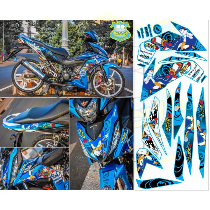 ( Quí khách vui lòng mang ra tiệm cho thợ dán ) Tem winner Sonic rice