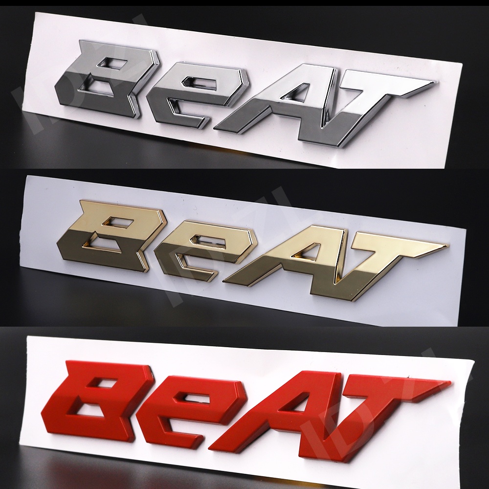 Honda Bộ 2 Miếng Dán 3d Trang Trí Xe Mô Tô vario beat Wing Chất Lượng Cao