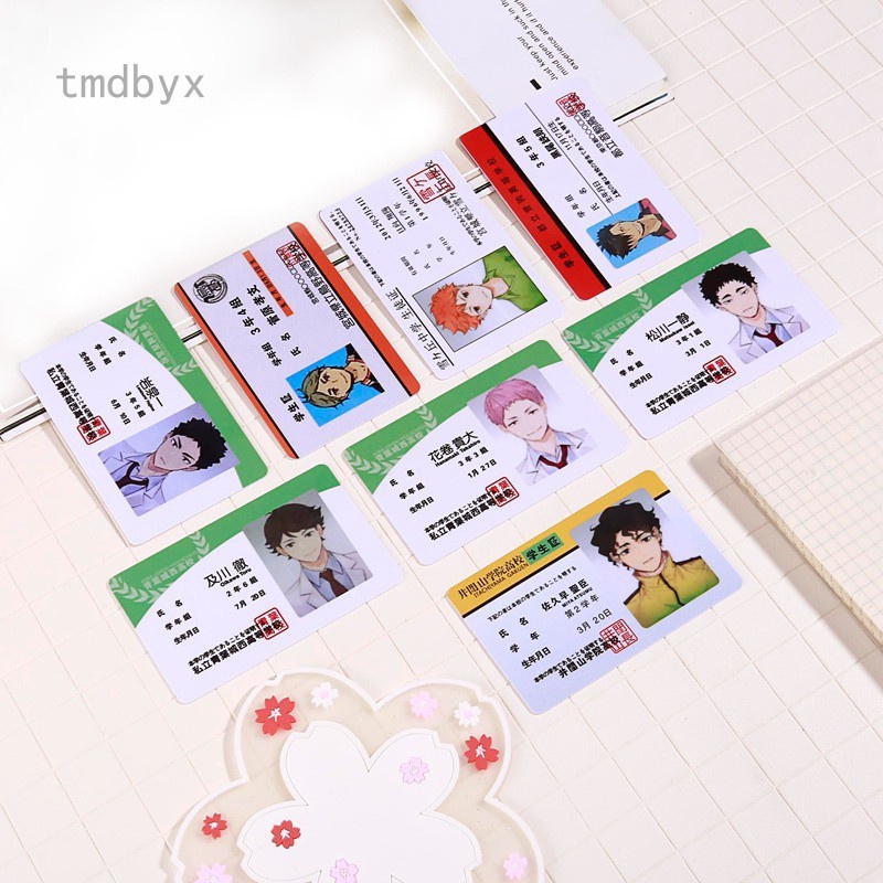 Thẻ ID họa tiết nhân vật hoạt hình Haikyuu! Hinata Shoyo độc đáo