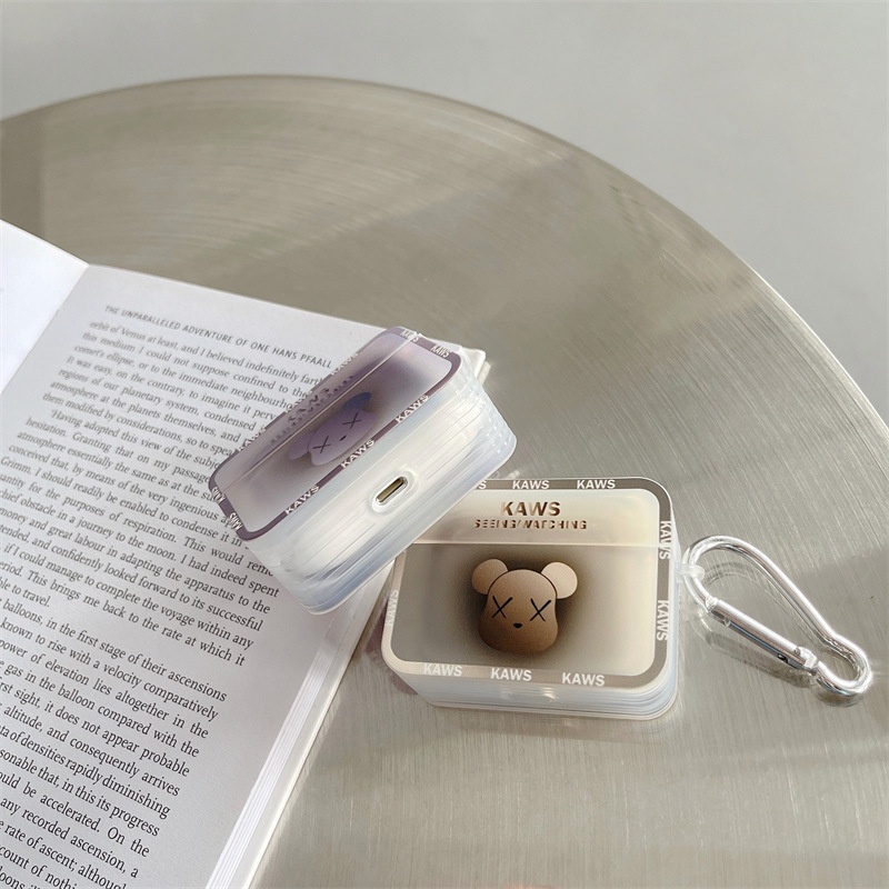 Vỏ Ốp Case Bảo Vệ Bao Đựng Tai Nghe Airpod 1 2 Pro Hình KAW S - Moncase