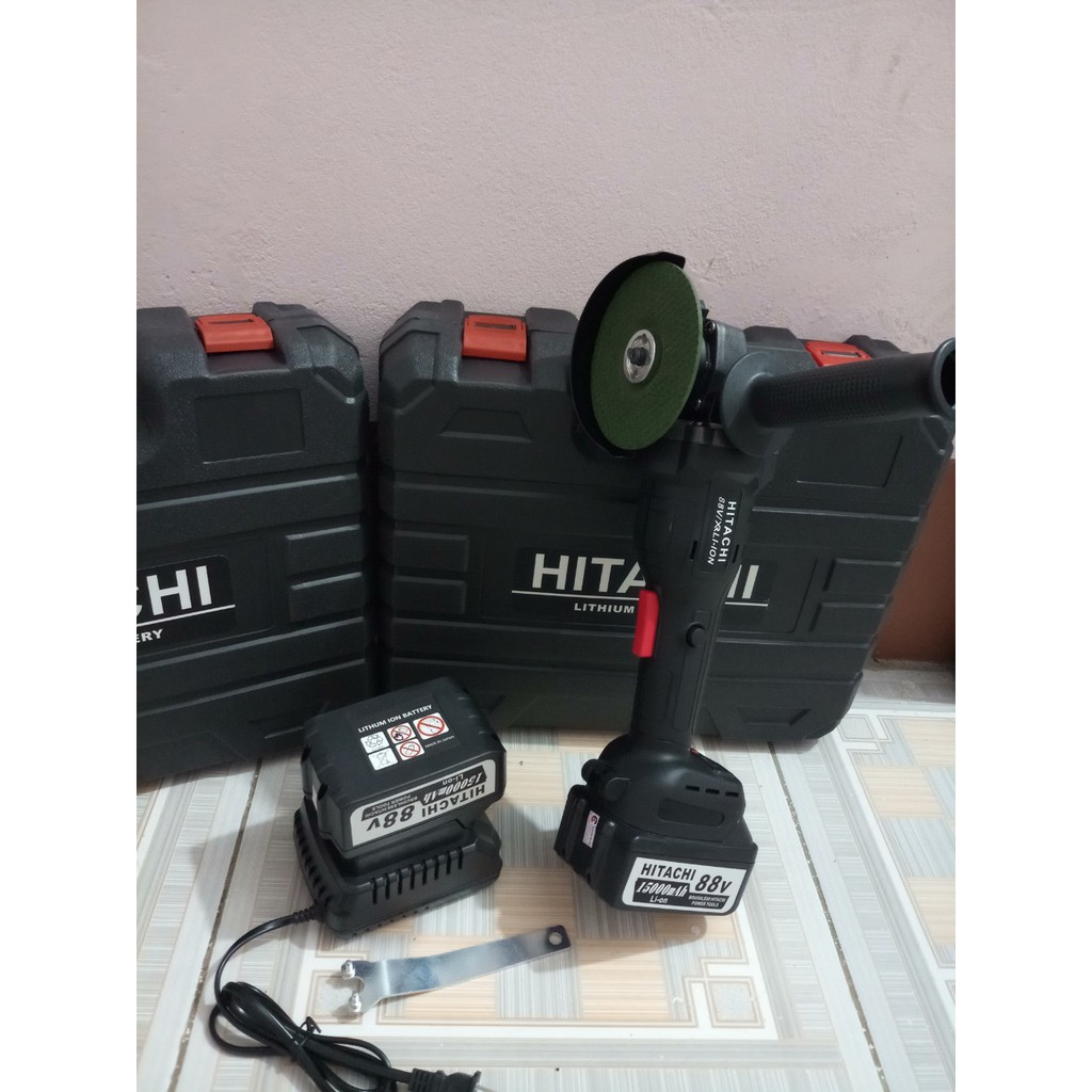 Máy mài pin Hitachi 118v không chổi than siêu khỏe