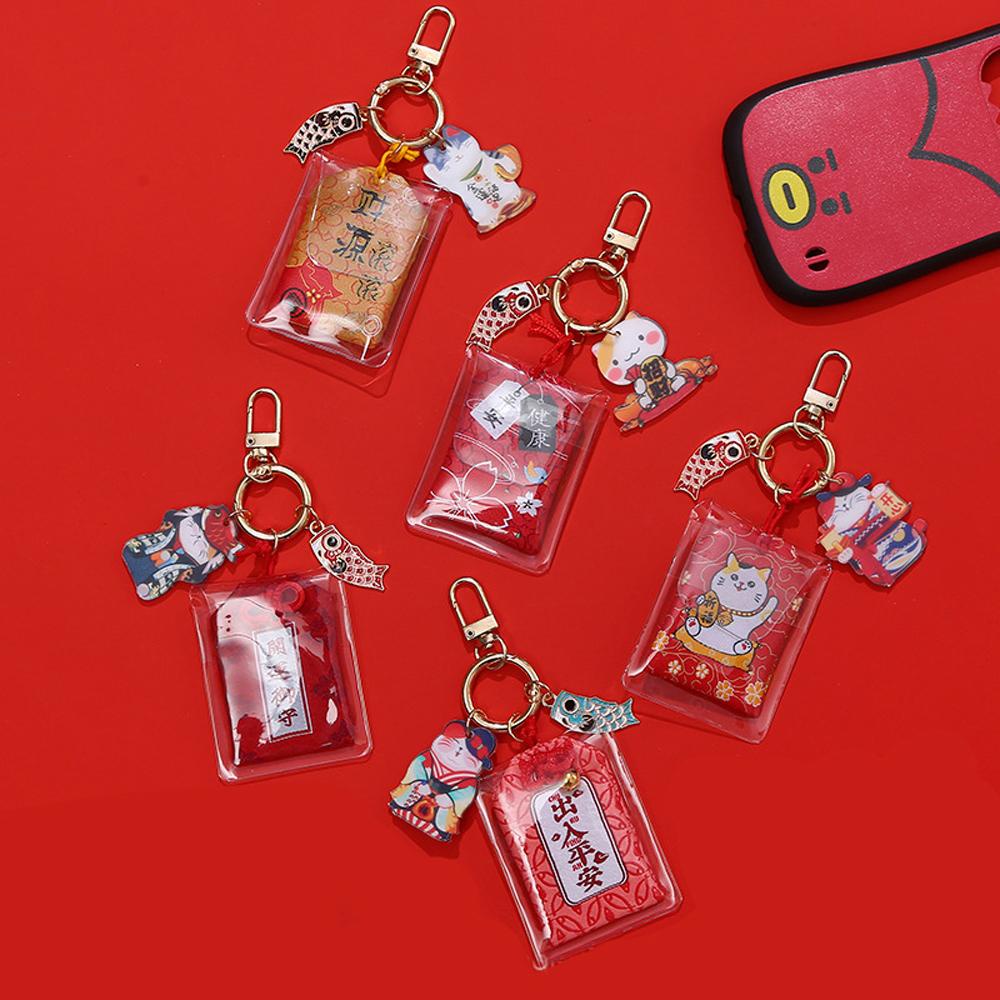 Móc Chìa Khóa Trang Trí Hình Nhân Vật Hoạt Hình Maneki Neko REBUY1