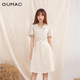 Đầm eo nhún phối nơ DA1027 GUMAC