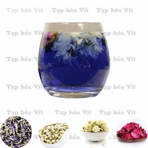 Set Trà Tứ Hoa - Trà Hoa Khô Giúp Đẹp Da , Gọn Dáng , Giảm Căng Thẳng