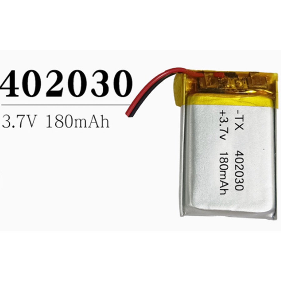 Pin Lithium - Ion 3.7V 402030 180mah