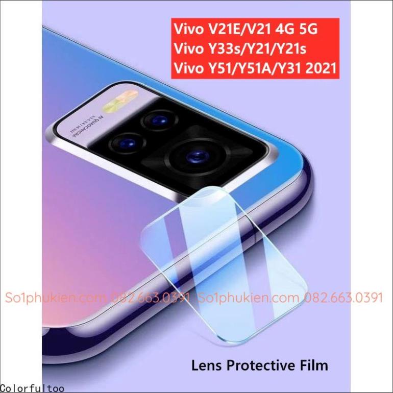 Dán cường lực camera cho Vivo Y33S Y21 Y21S V21E Y51 Y51A Y31 2021