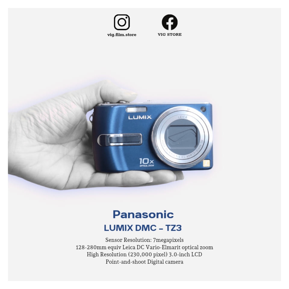 Máy ảnh kỹ thuật số PANASONIC LUMIX DMC-TZ3