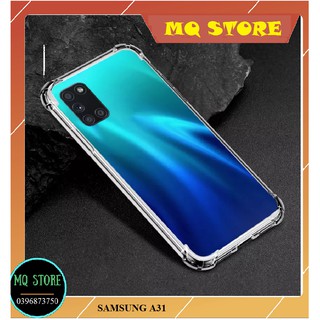 SAMSUNG A31 ỐP DẺO TRONG TPU CHỐNG SỐC 4 GÓC CẠNH