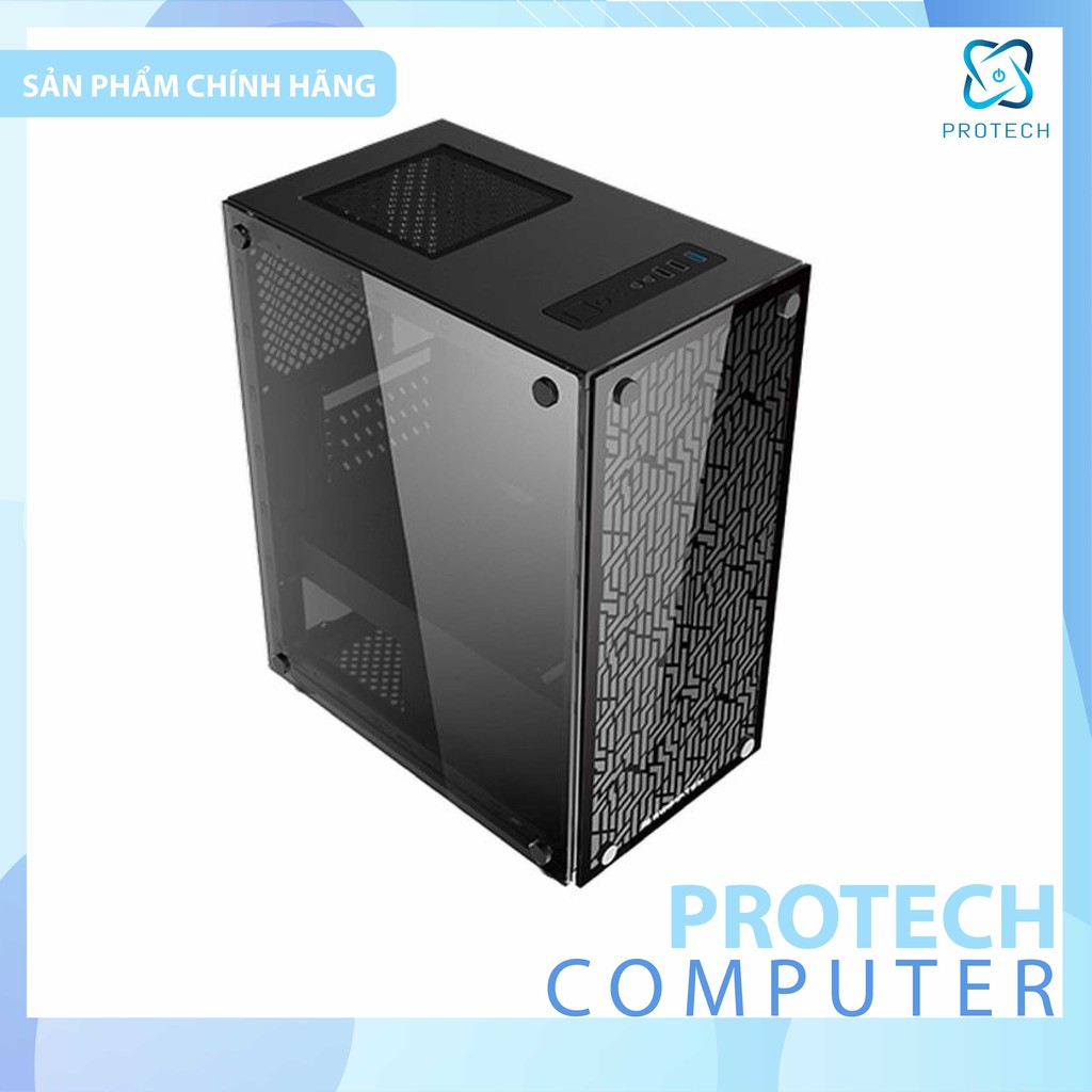 Vỏ Case PC Xigmateck NYX (No fan) 2 mặt kính cường lực BH 12 tháng giá rẻ.