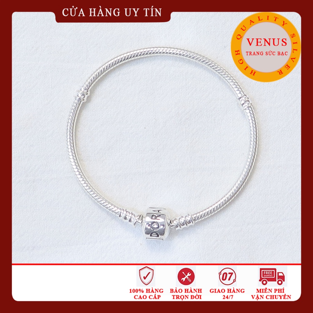 Vòng charm khóa trụ thường- Hàng cao cấp s925 ale- Mã sản phẩm VENUSCB